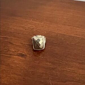 NWOT * Geometric Silver Ring Size 7.5